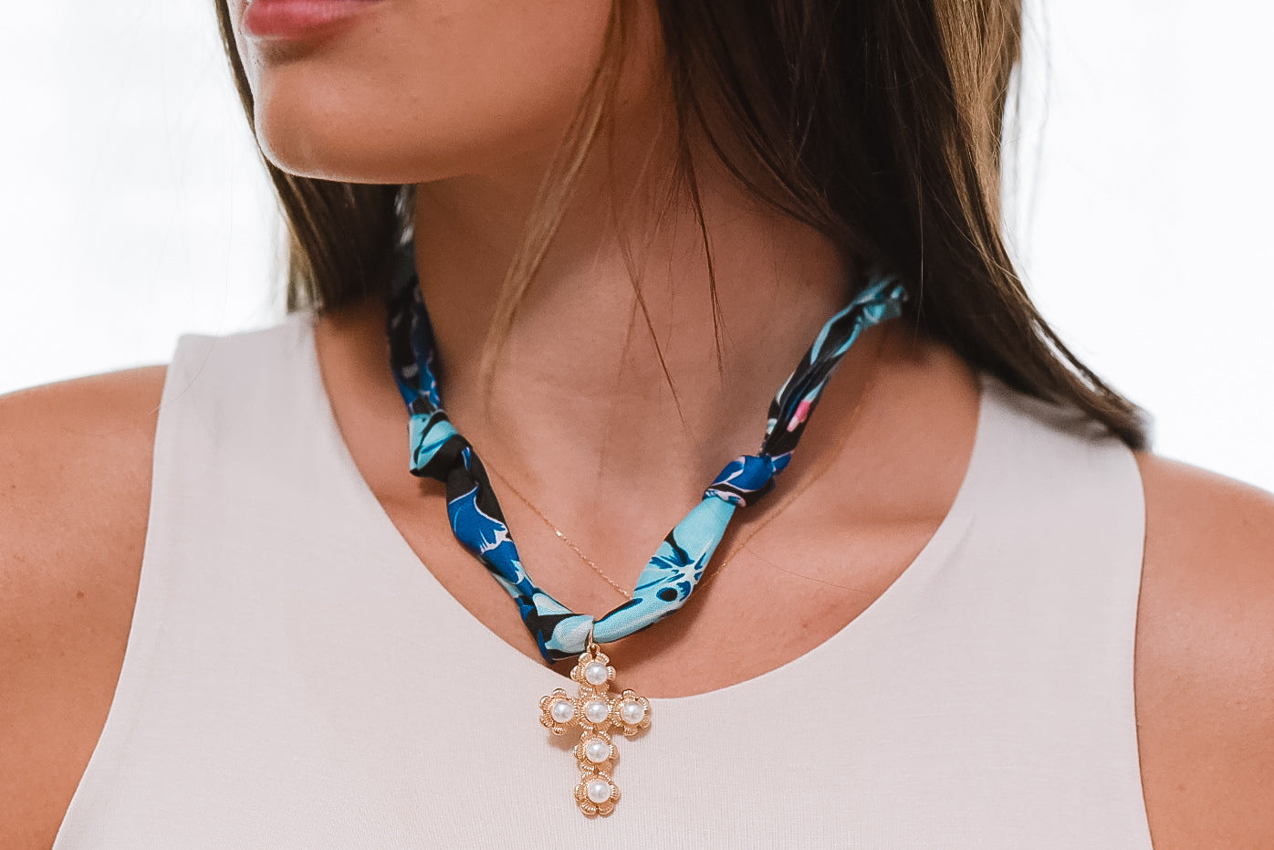 On My Own Scarf Necklaces