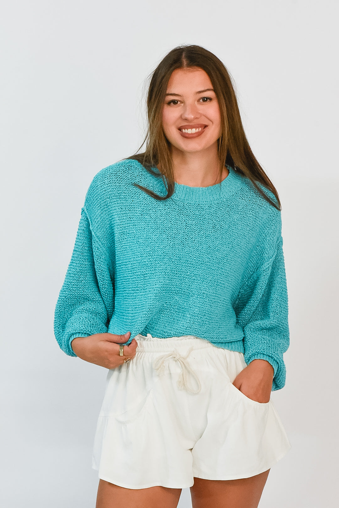 Turquoise Tranquility Knit