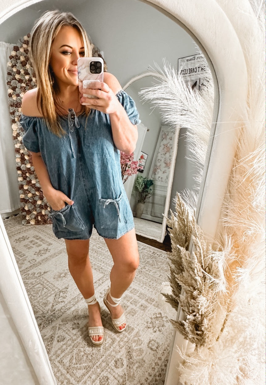 Denim Days Romper