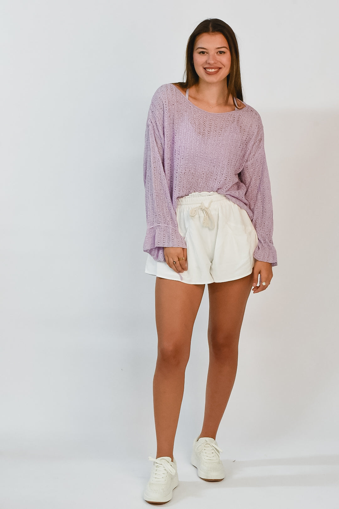 Lavender Skies Knit Sweater