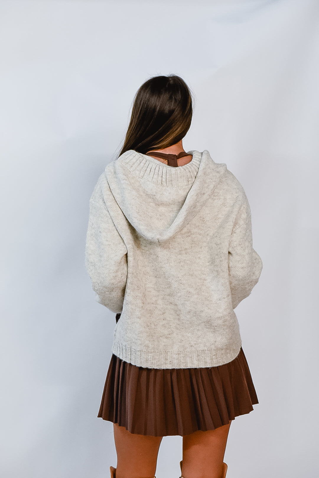 Cozy Harvest Knit Hoodie