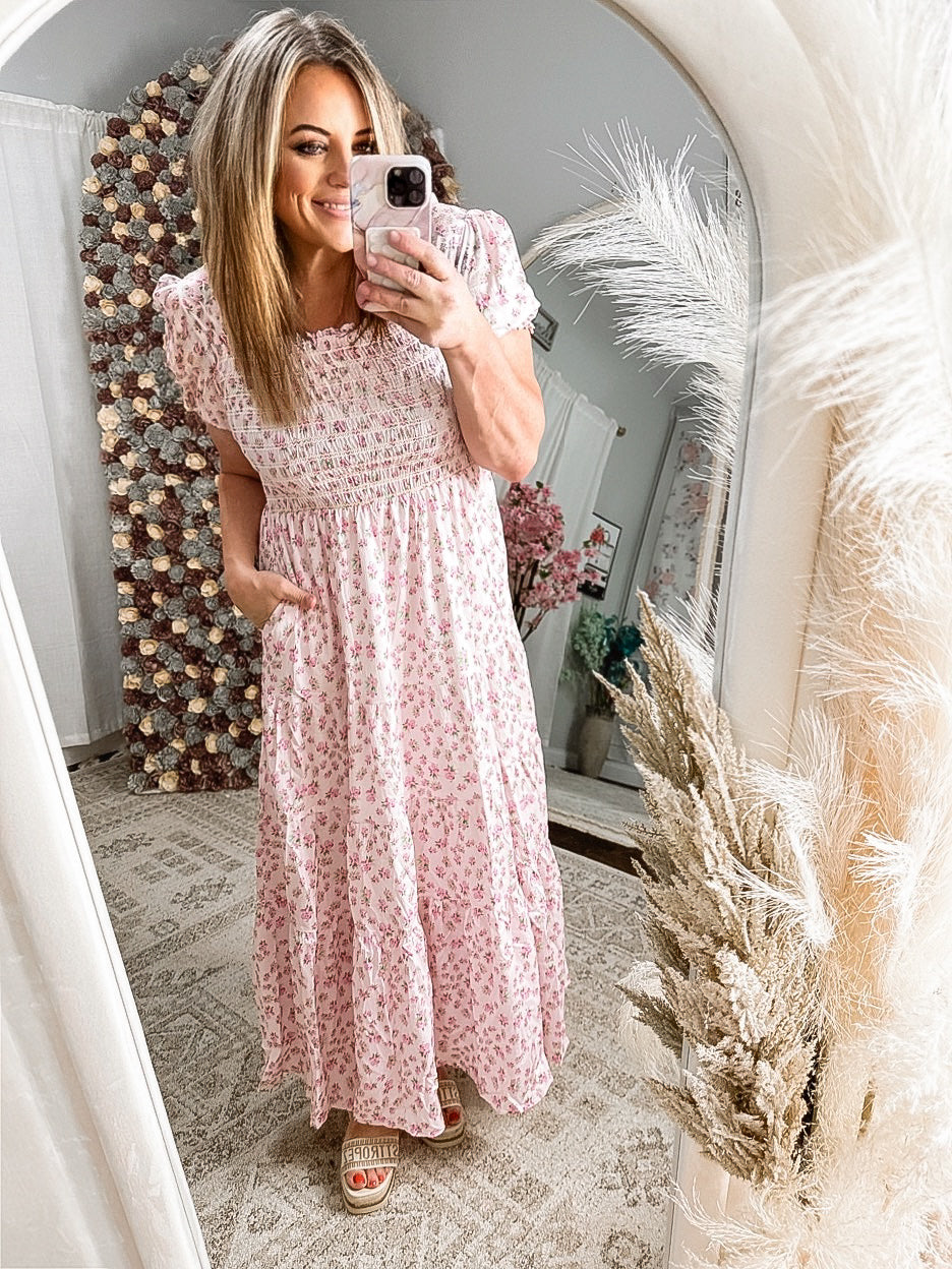 Blossom Belle Pink Floral Dress
