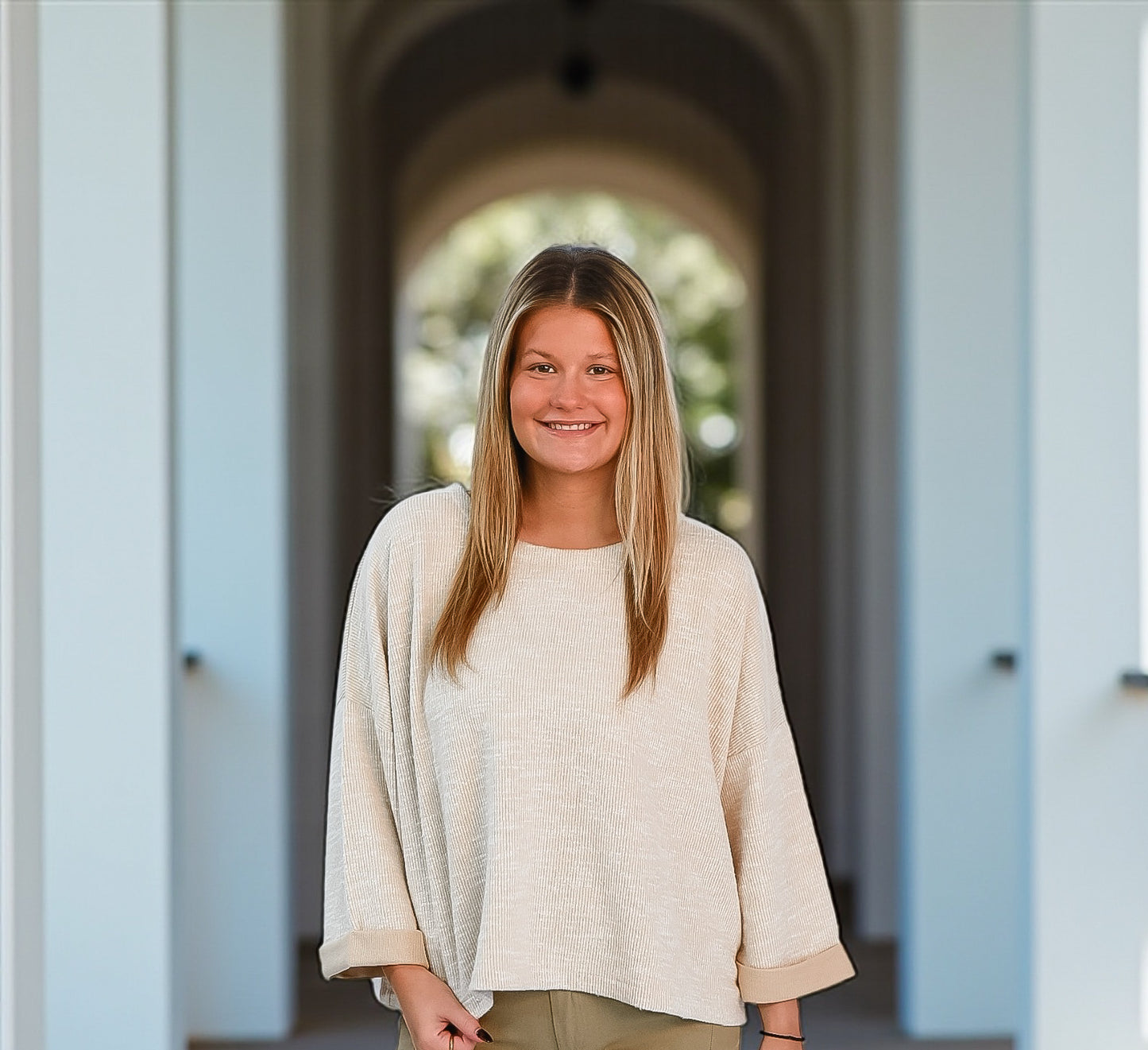 Barely Beige Cozy Pullover