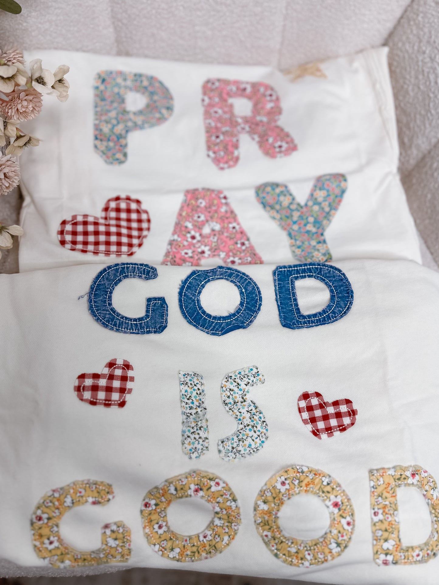 Petals & Prayer Patchwork Tee