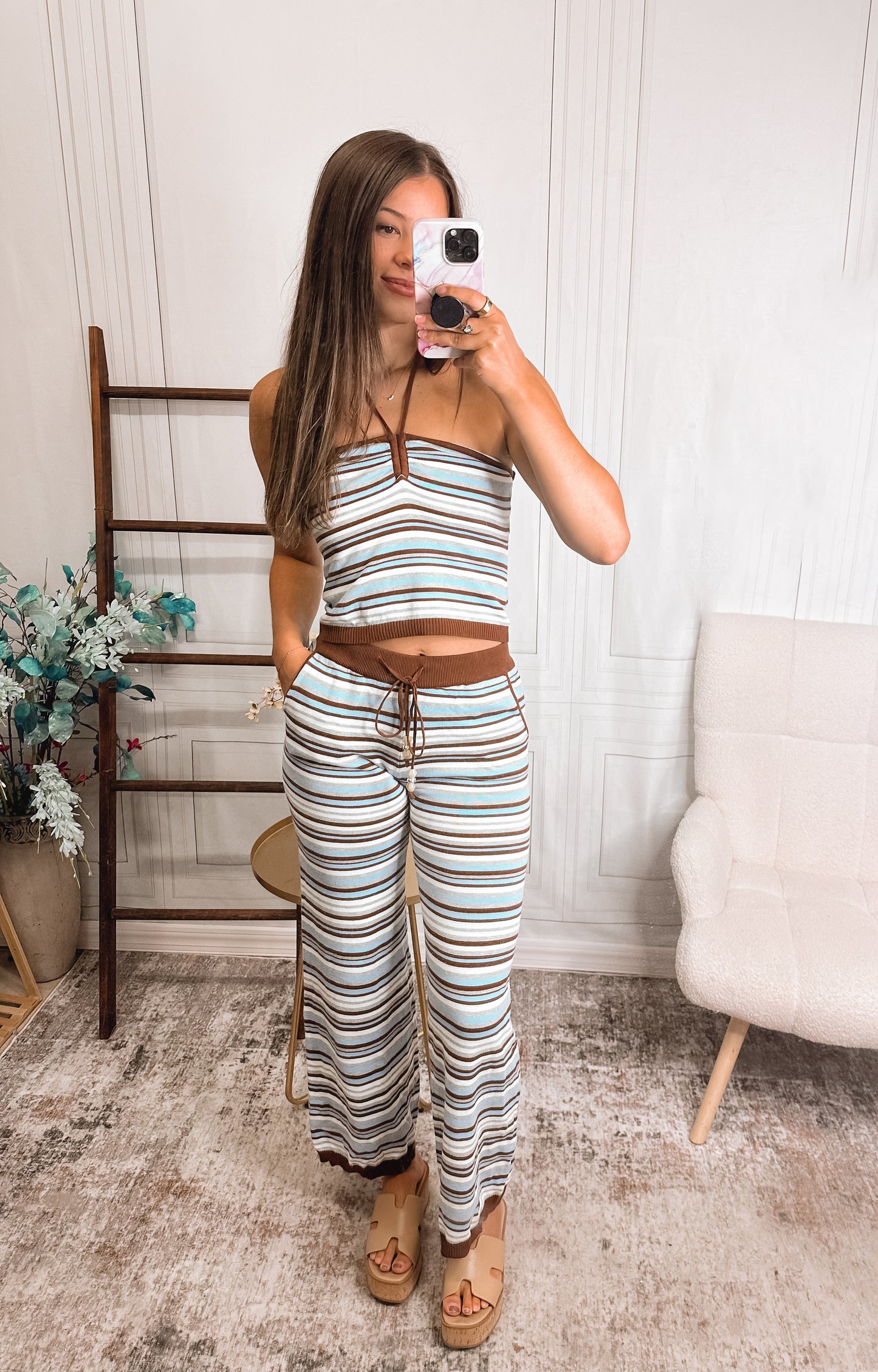 Boardwalk Stripe Knit Set