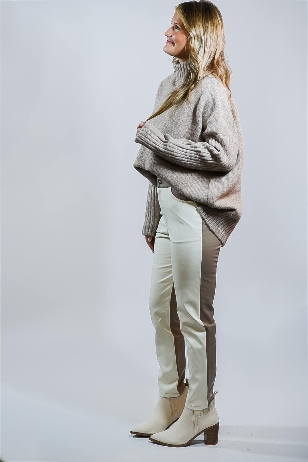Rebel Charm Split Leather Pants
