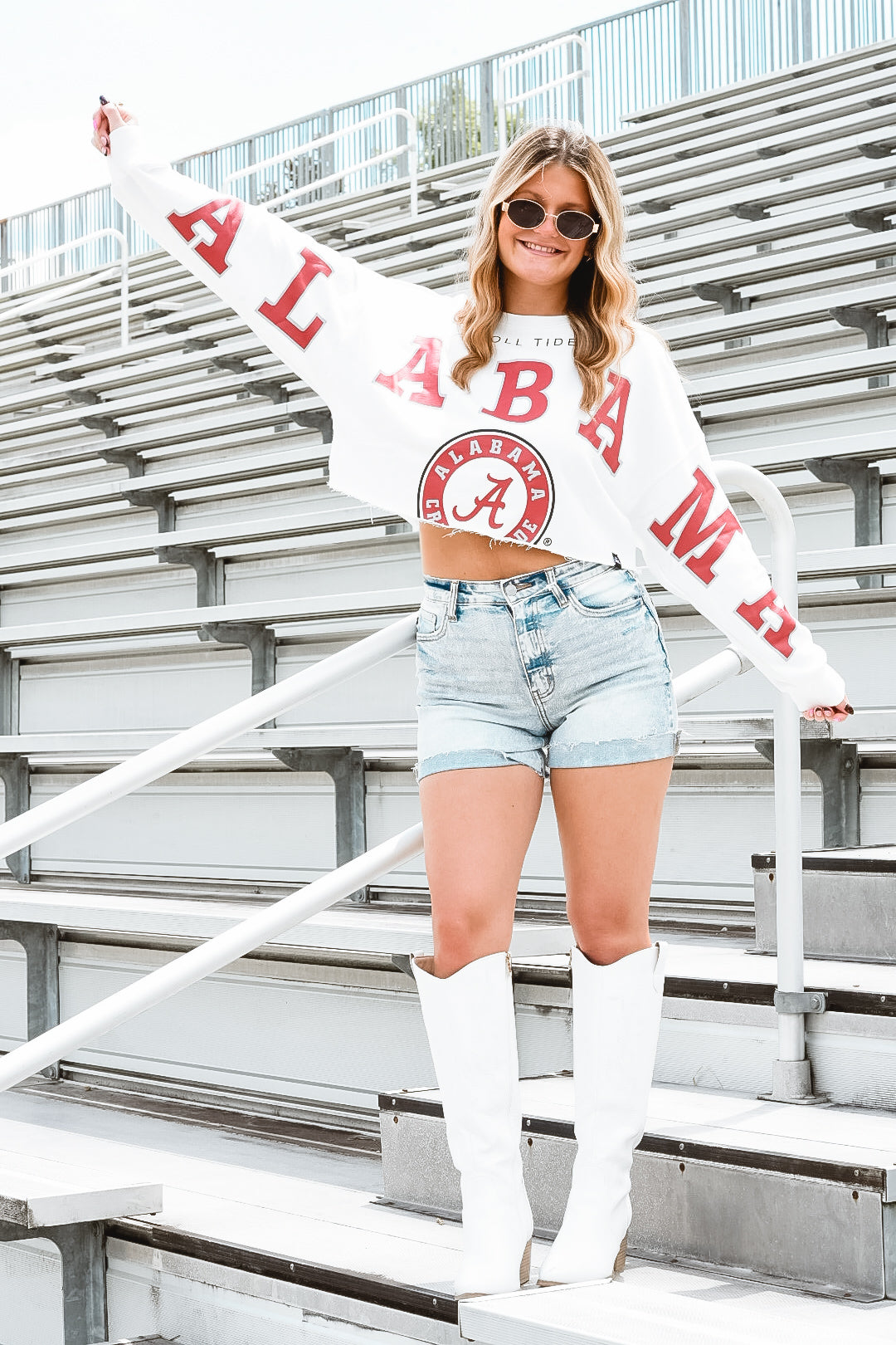Alabama Crop Sweatshirt