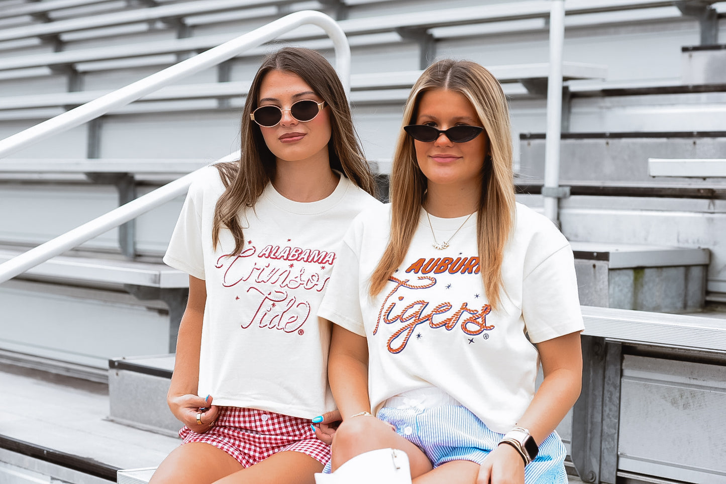 Auburn Tigers Script Crop Tee