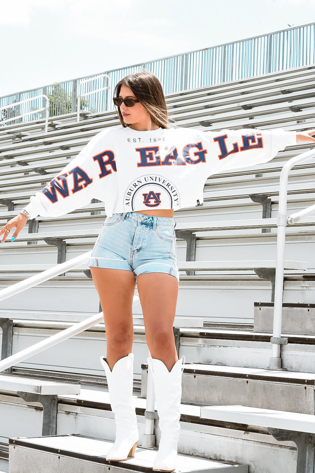 War Eagle Crop Sweatshirt