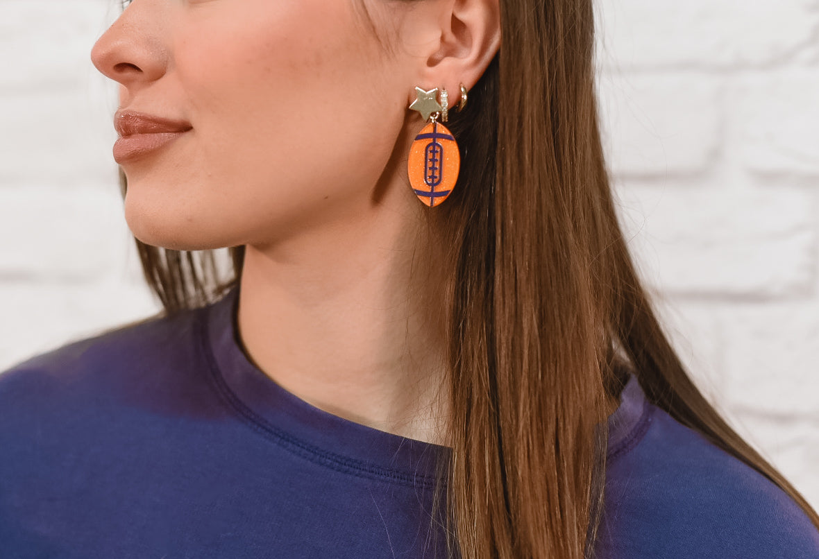 Auburn Kickoff Earrings