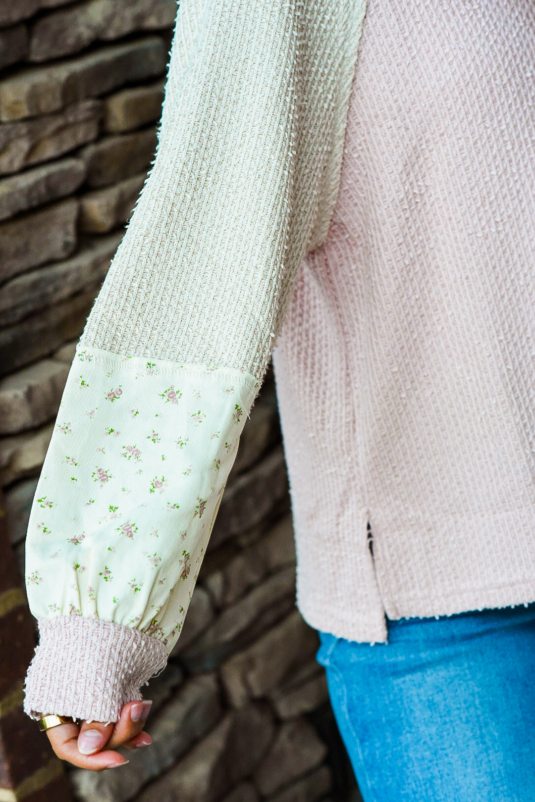 Sweet Meadow Patchwork Pullover