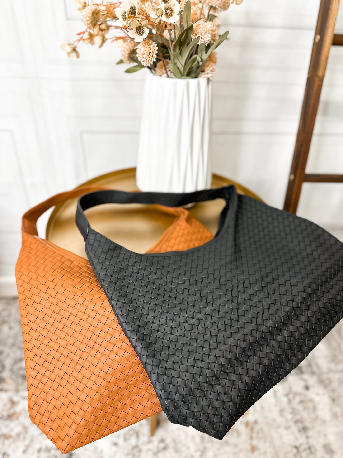 Everyday Woven Slouch Tote