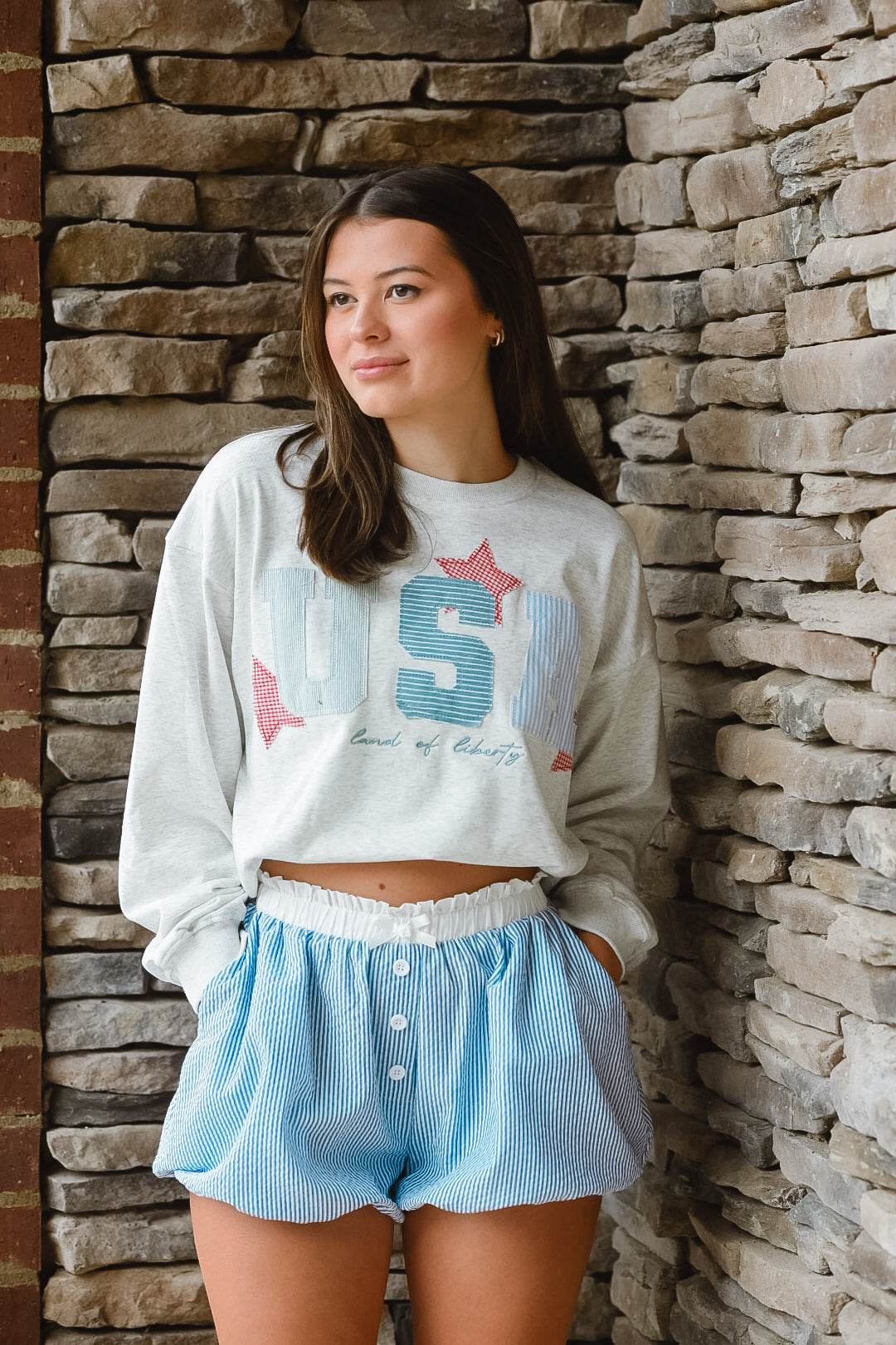 Land Of The Free USA Sweatshirt