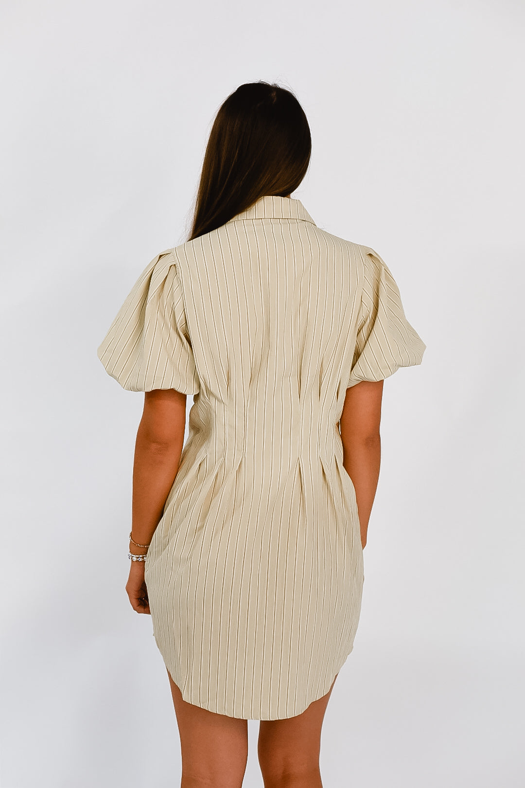 Straight Lines Shirt Dress