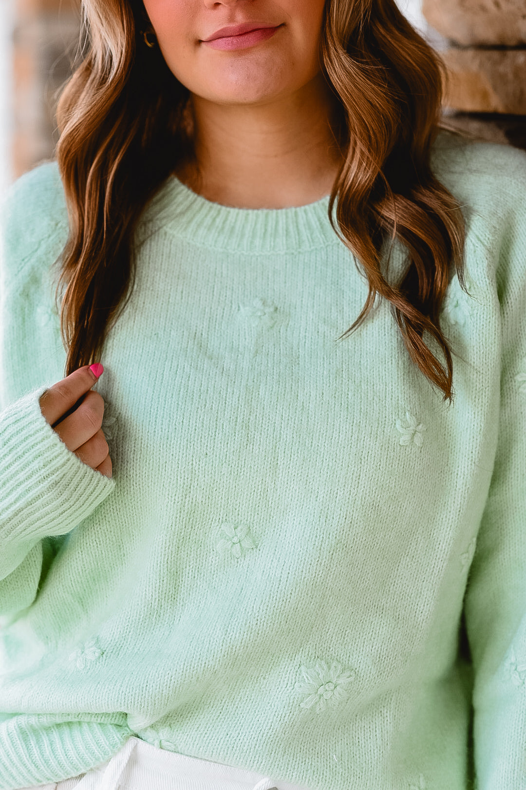 Mint Bliss One Size Sweater
