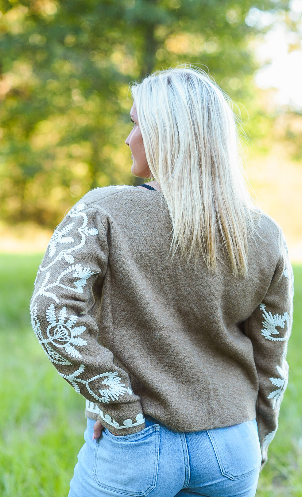The Canyon Rose Tie-Front Cardigan