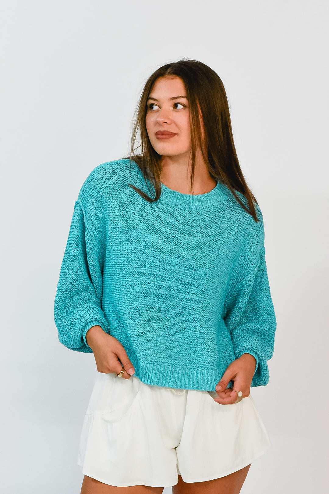 Turquoise Tranquility Knit