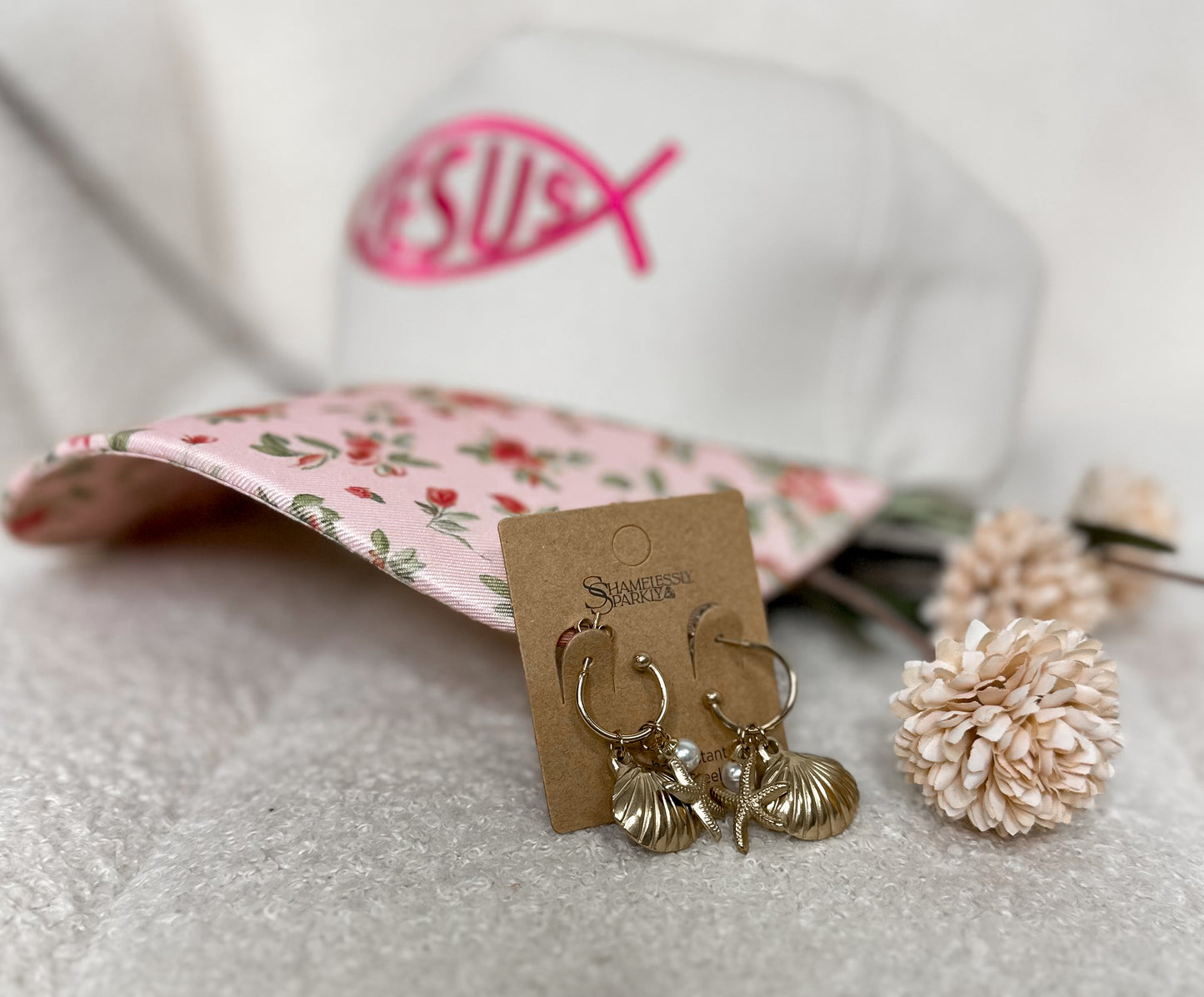 Seaside Charm Hoop Earrings