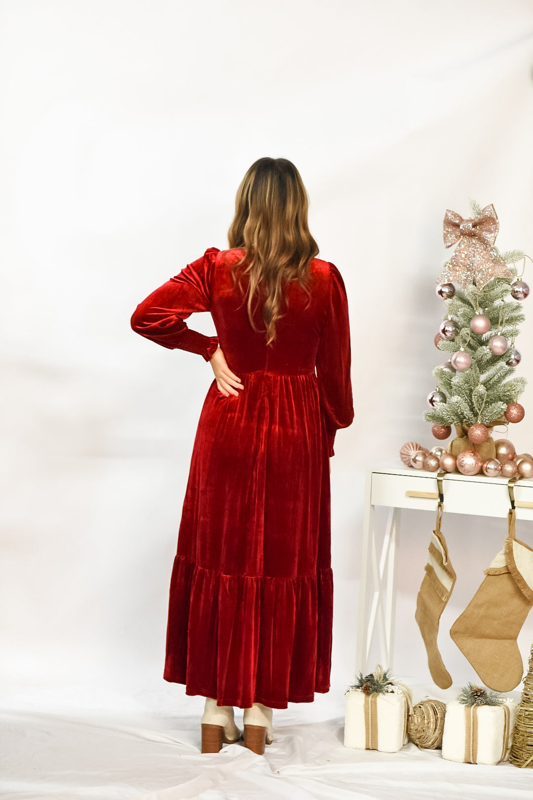 Merry Moments Velvet Maxi Dress