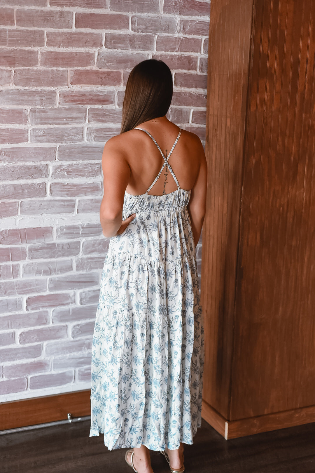 Willow Bloom Button Maxi Dress