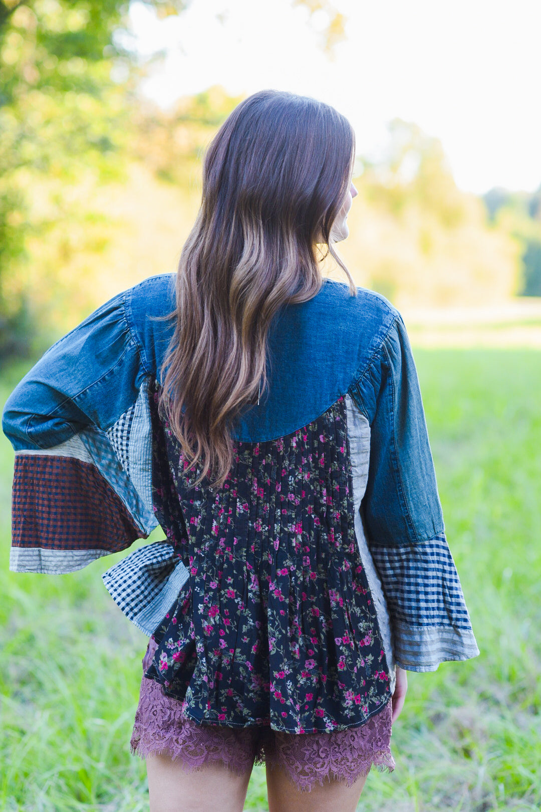 The Patchwork Poetry Top