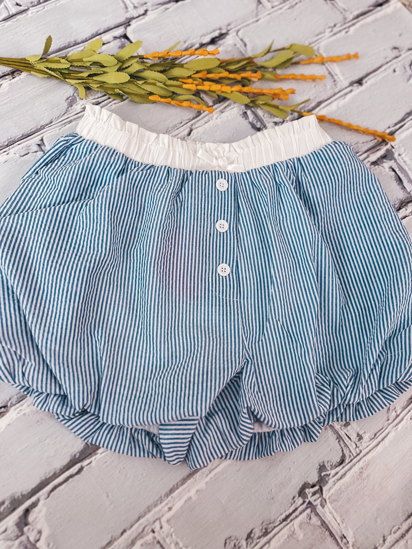 Seaside Stripe Bubble Shorts