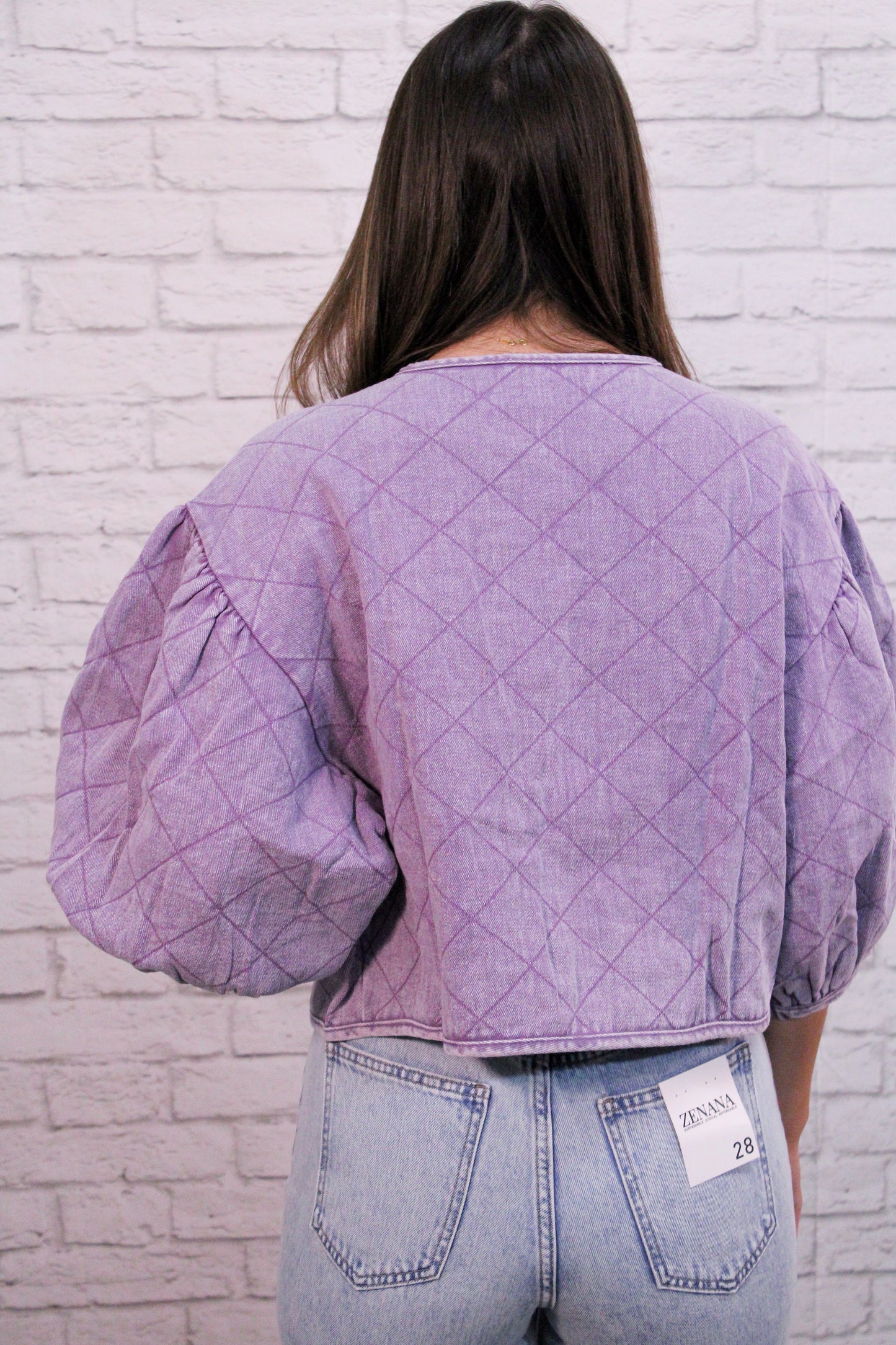 Lavender Lane Quilted Top