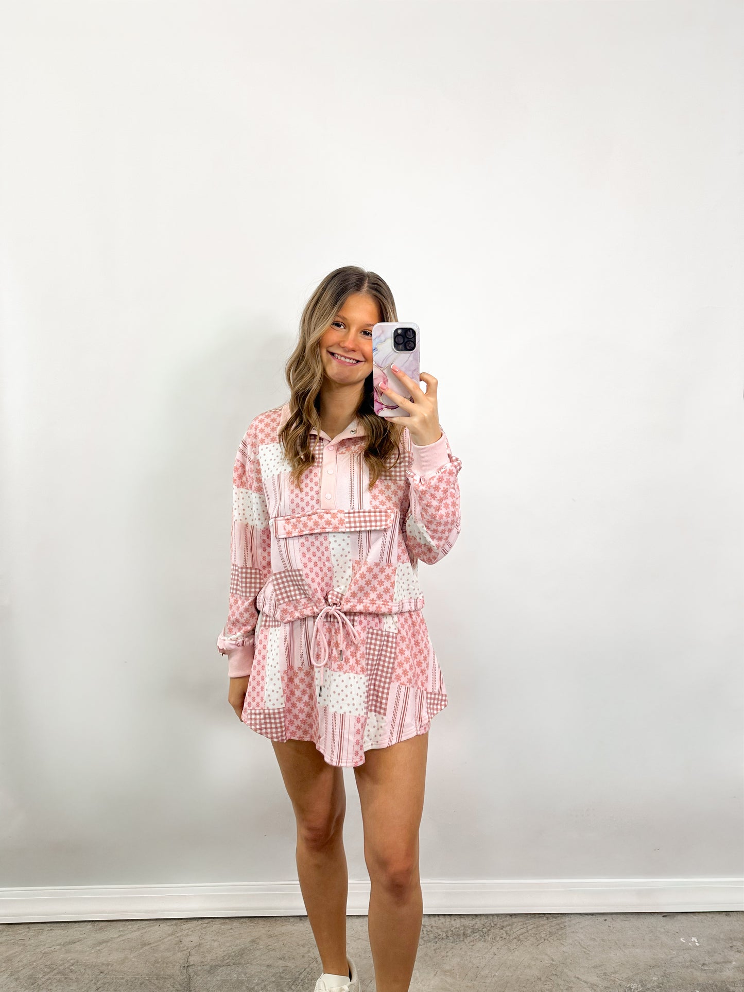 Pink Patchwork Cozy Set