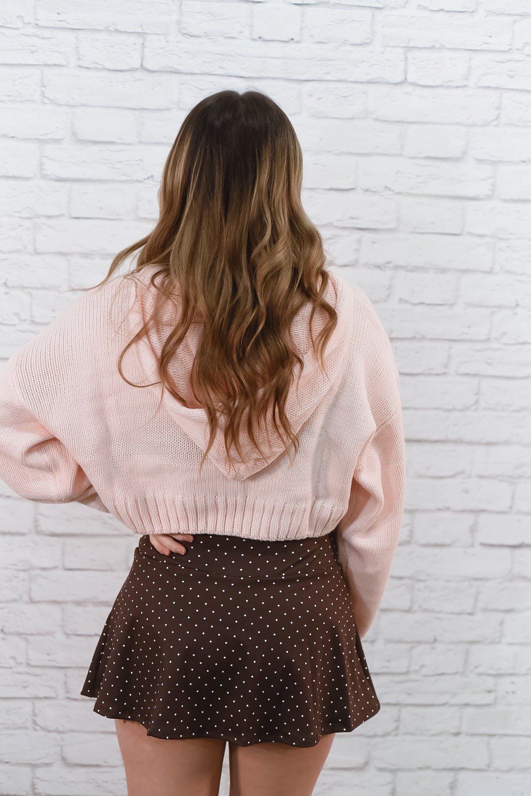 Cotton Candy Dreams Knit Zip Hoodie