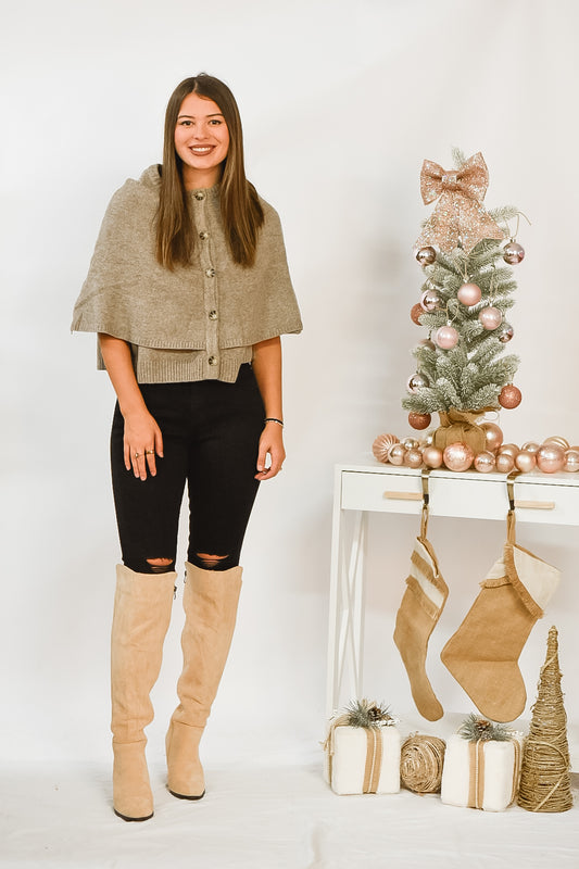 The London Lane Knit Cape