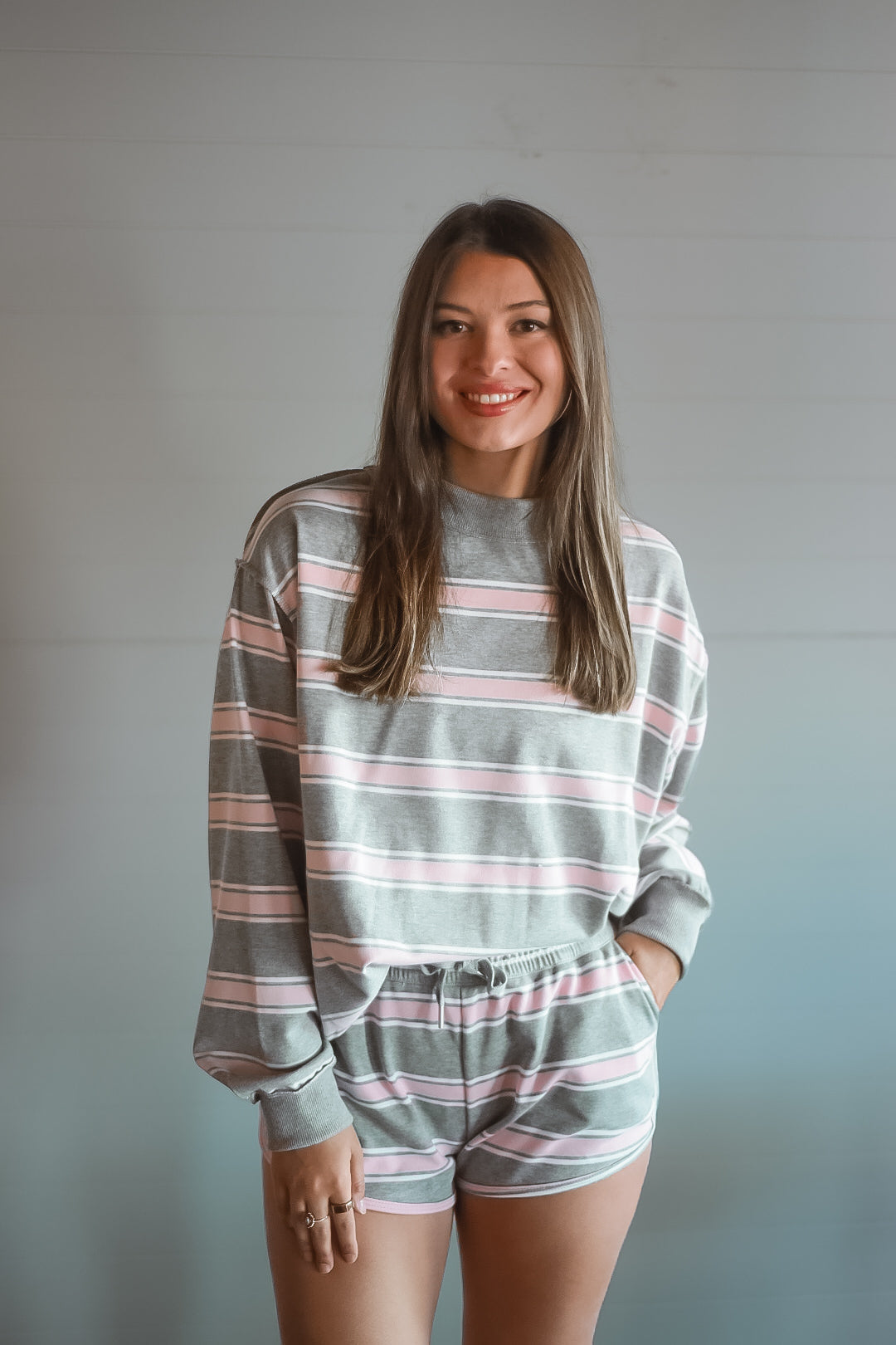 Blush & Heather Lounge Set