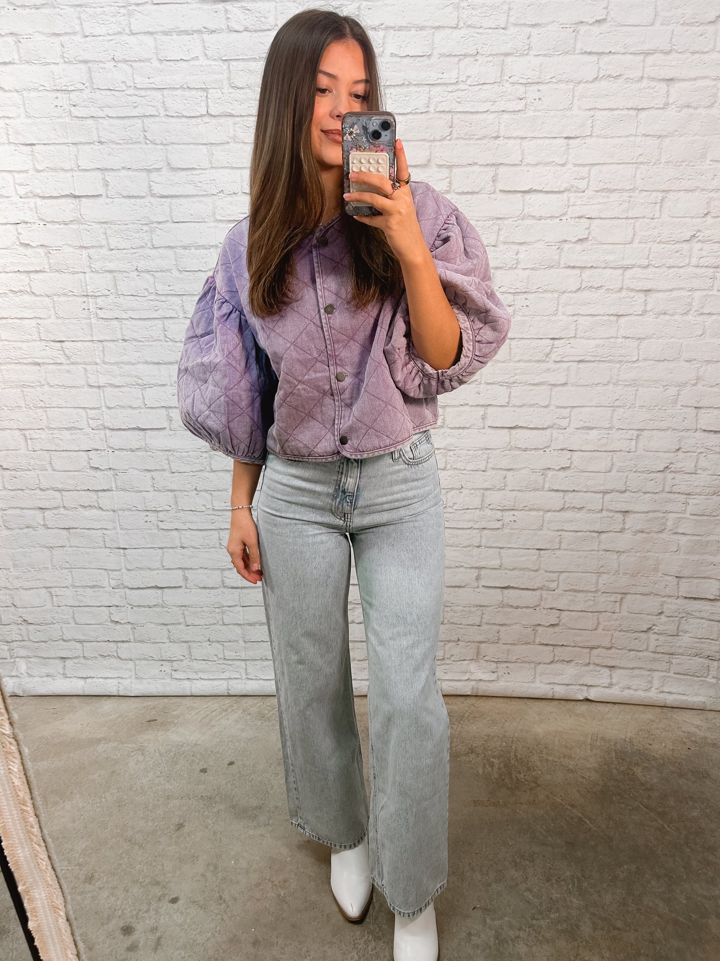 Lavender Lane Quilted Top