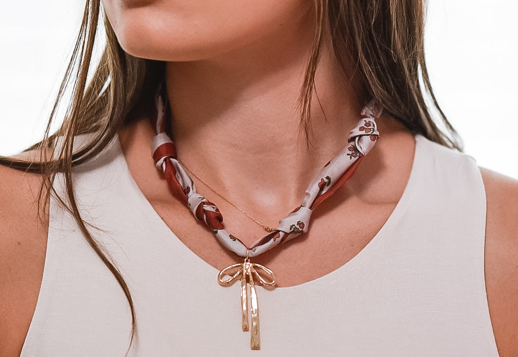 On My Own Scarf Necklaces
