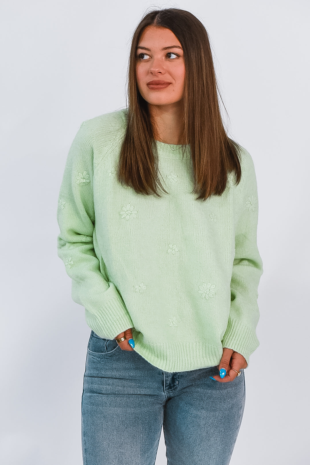 Mint Bliss One Size Sweater