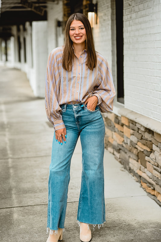 Everyday Light Wash Wide Leg Jeans