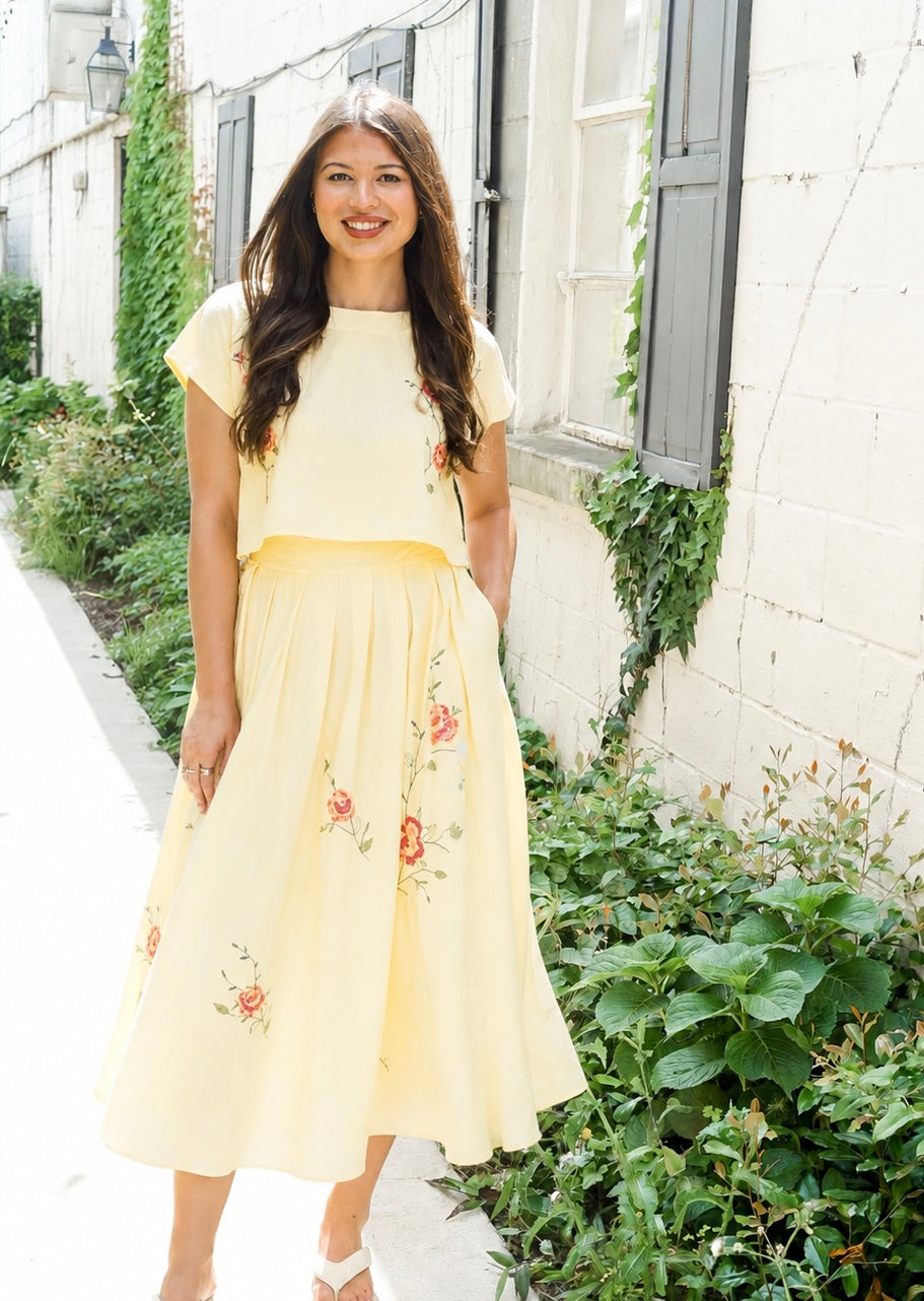 Golden Garden Glow Two-Piece Set