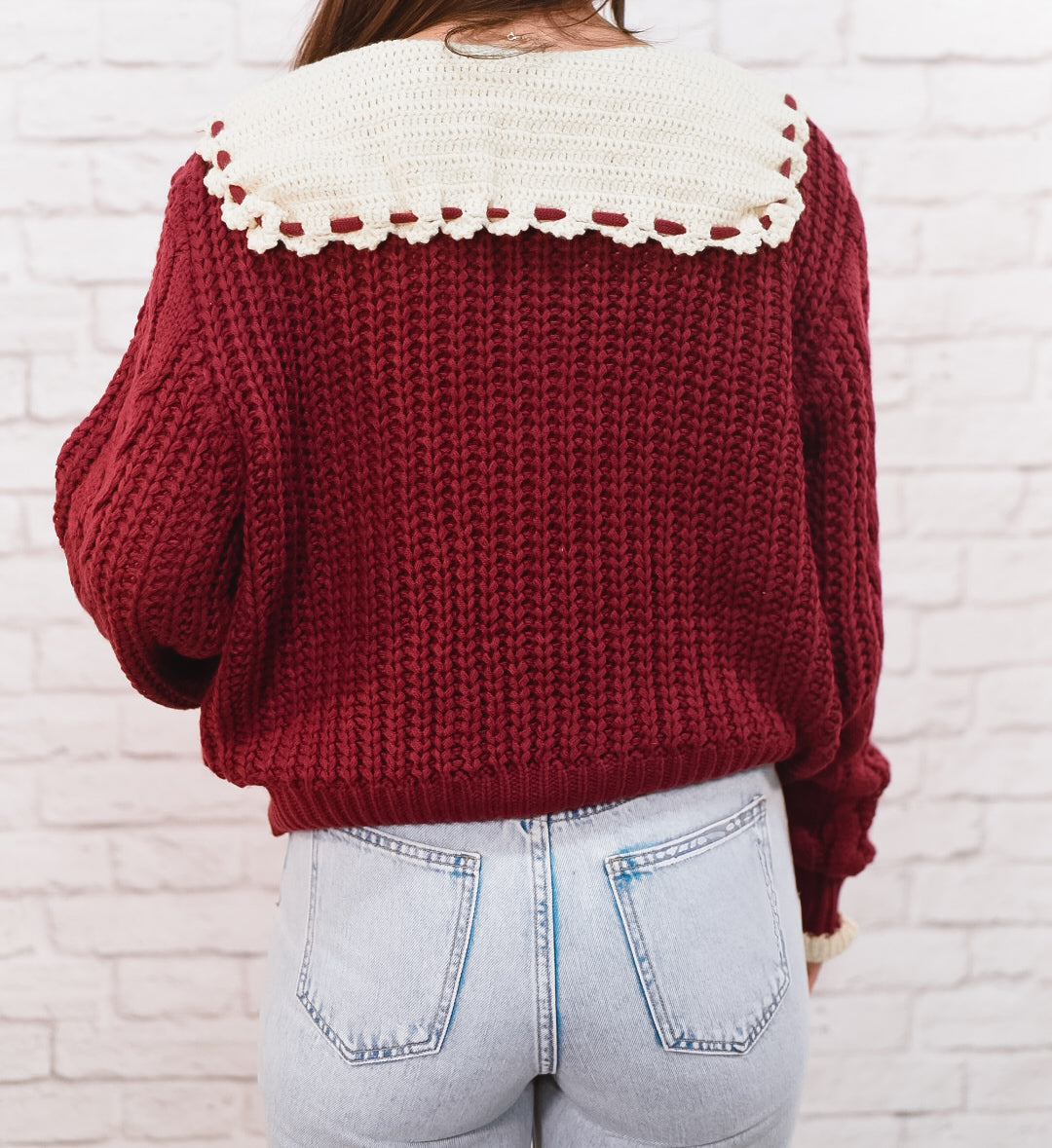 Cranberry Cottage Cable-Knit Cardigan