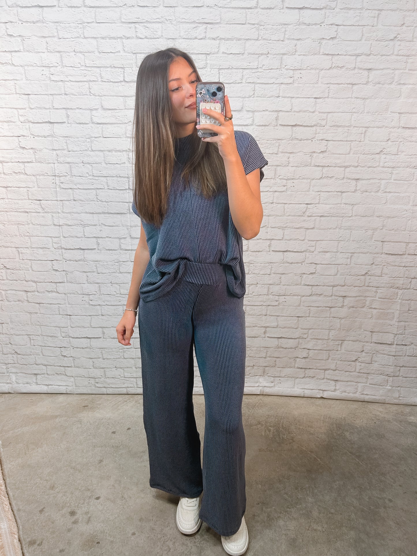 Midnight Ease Ribbed Set