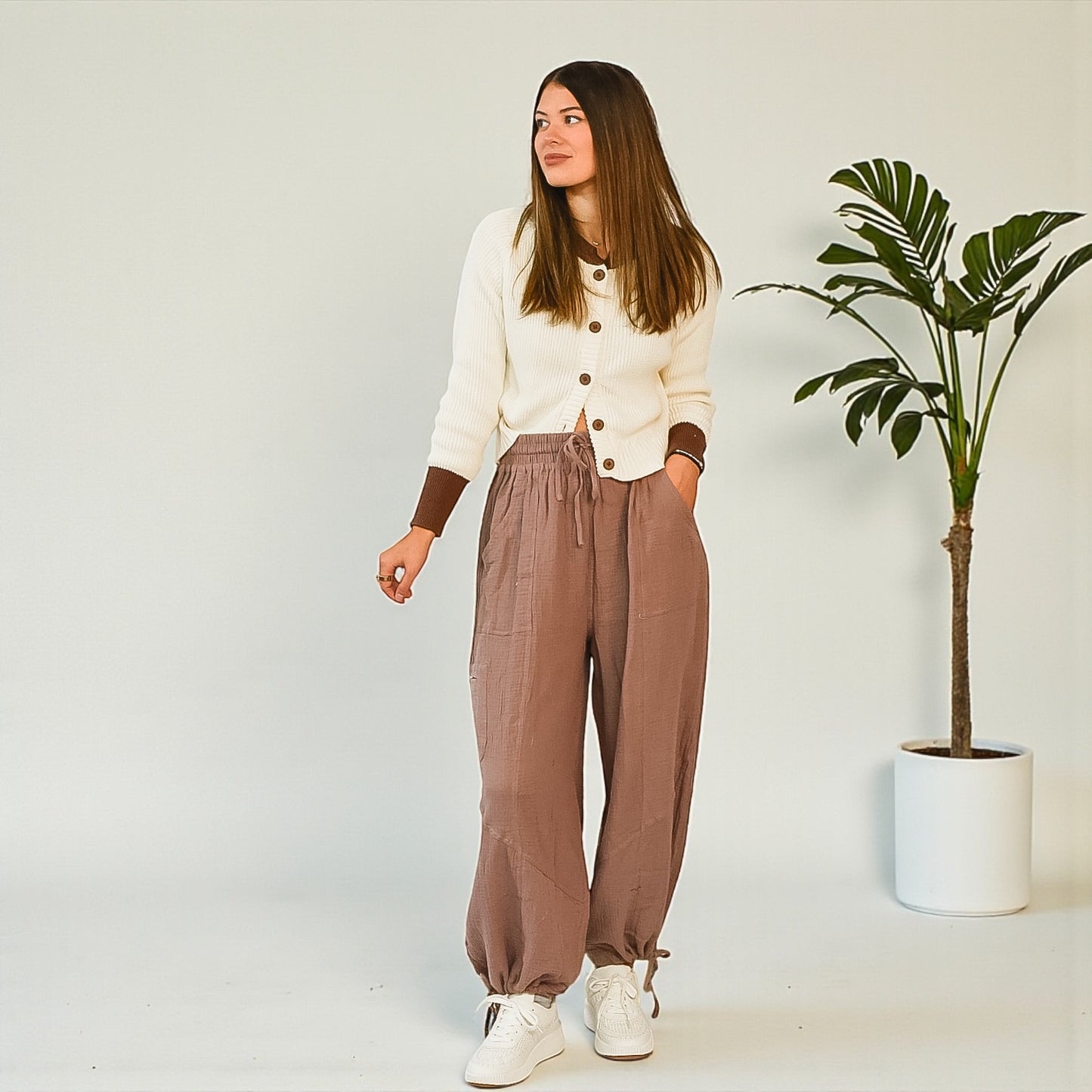 Mocha Madness Harem Pants