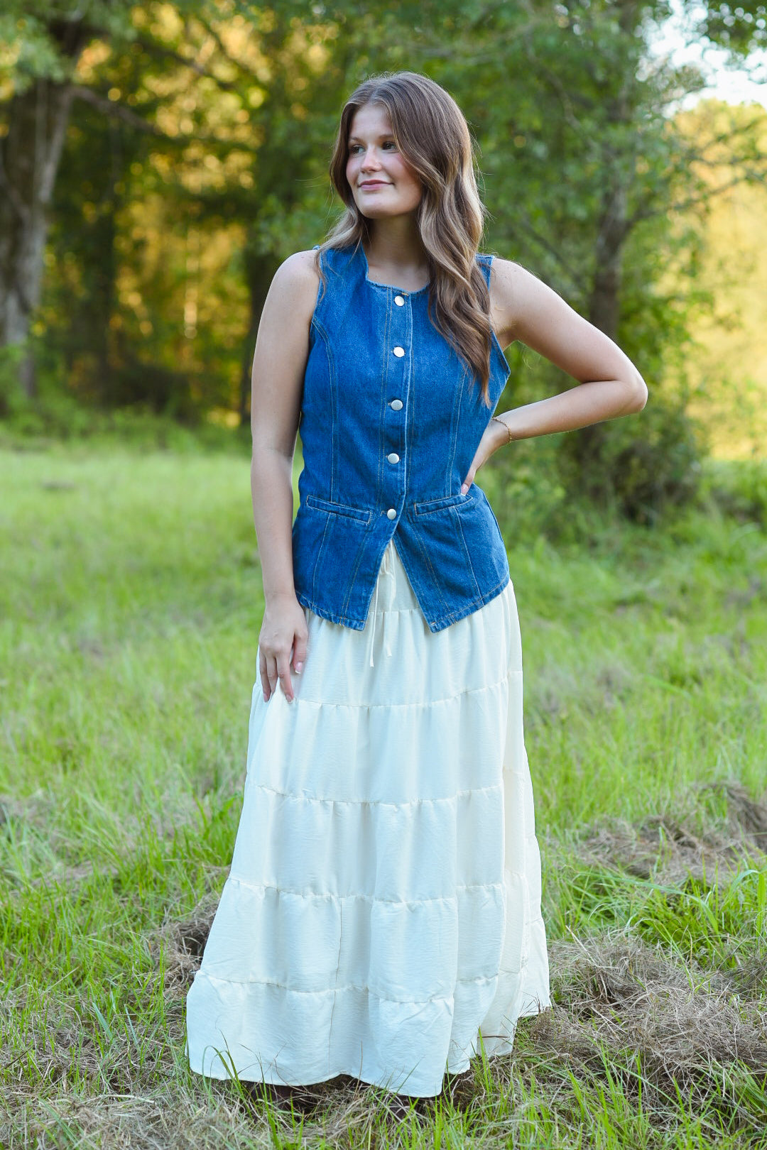 The Blue Belle Denim Vest