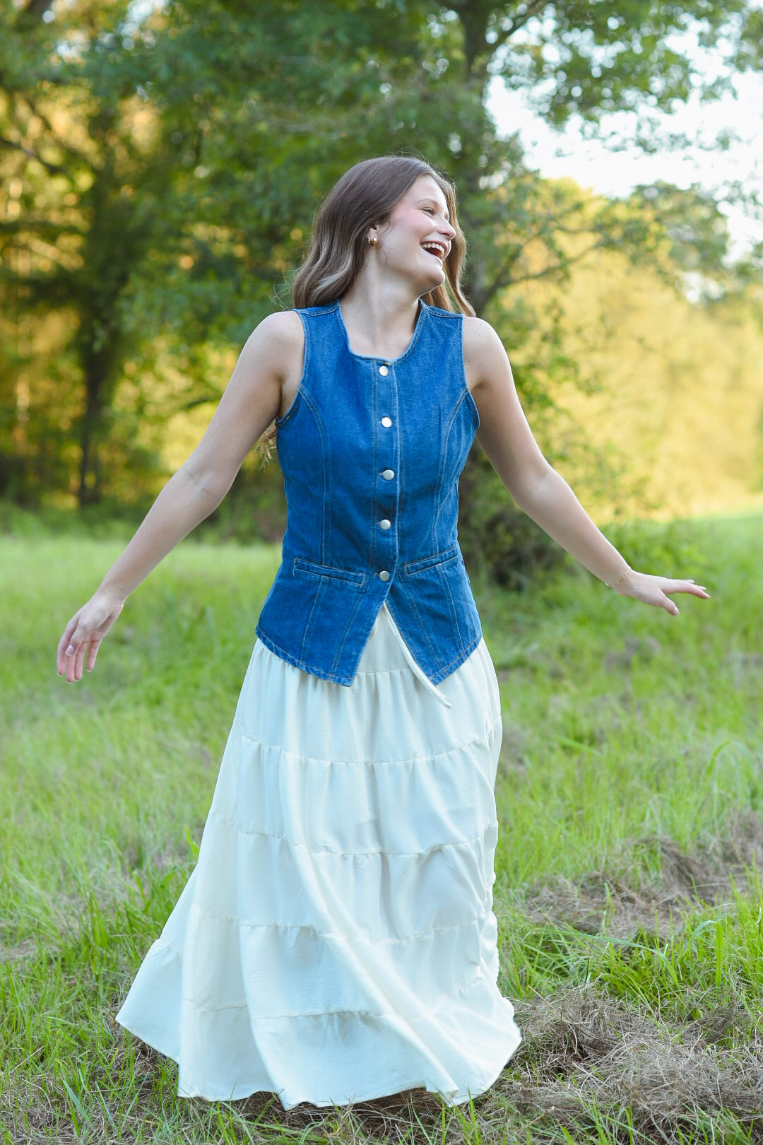 The Blue Belle Denim Vest