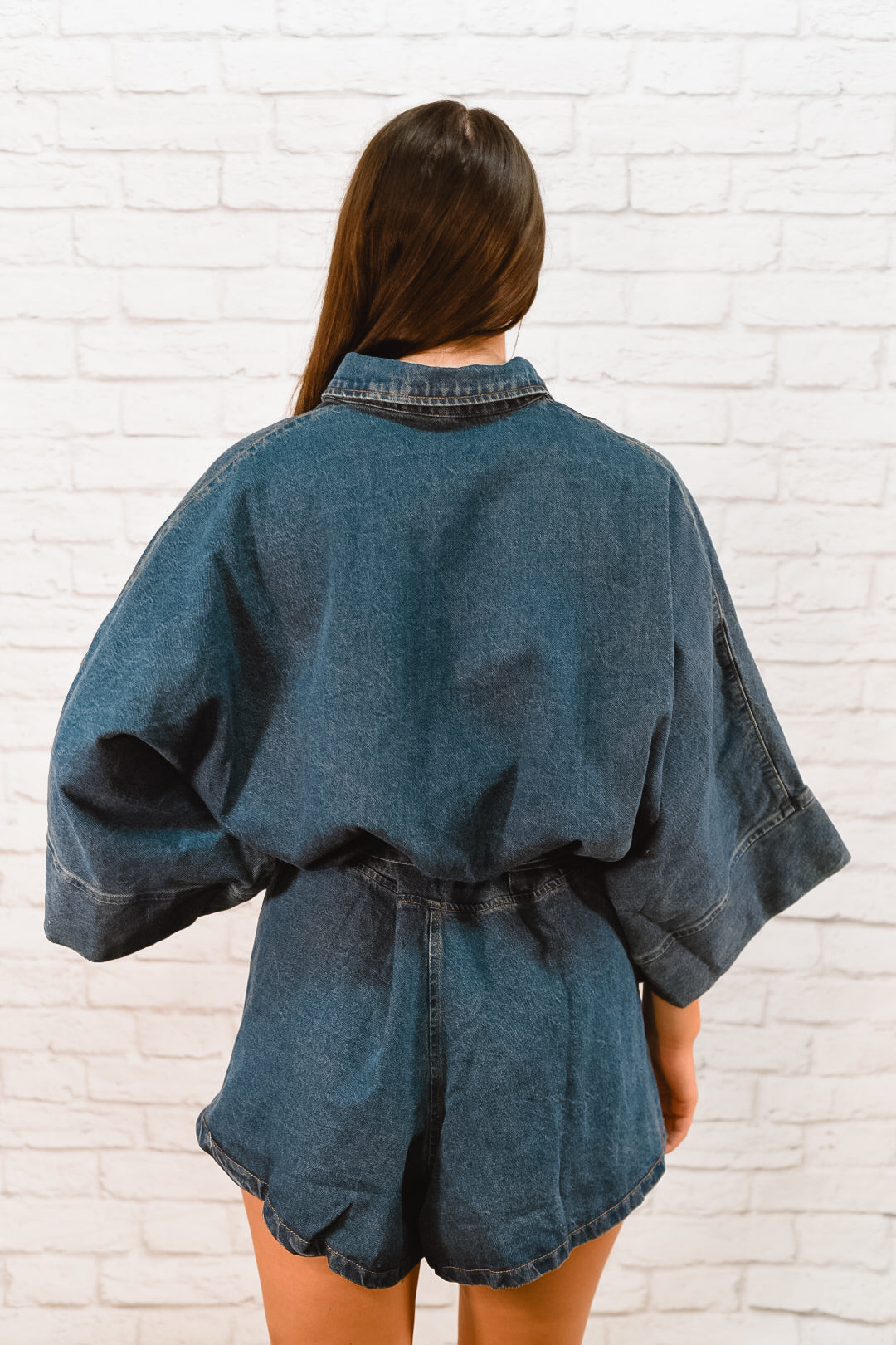 Blue Ridge Belle Denim Romper