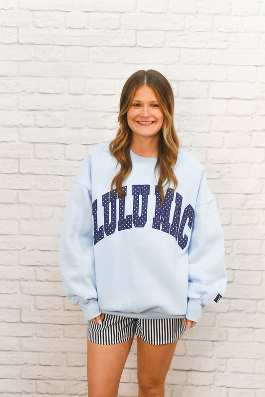 Lulu Mac Coastal Chill Sweatshirt (Blue)