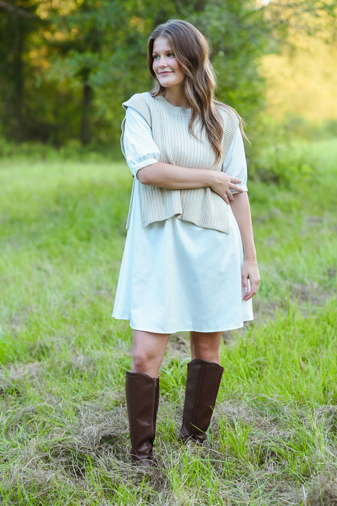 Sunday Stroll Layered Dress