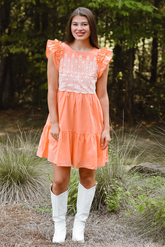 The Peach Blossom Dress