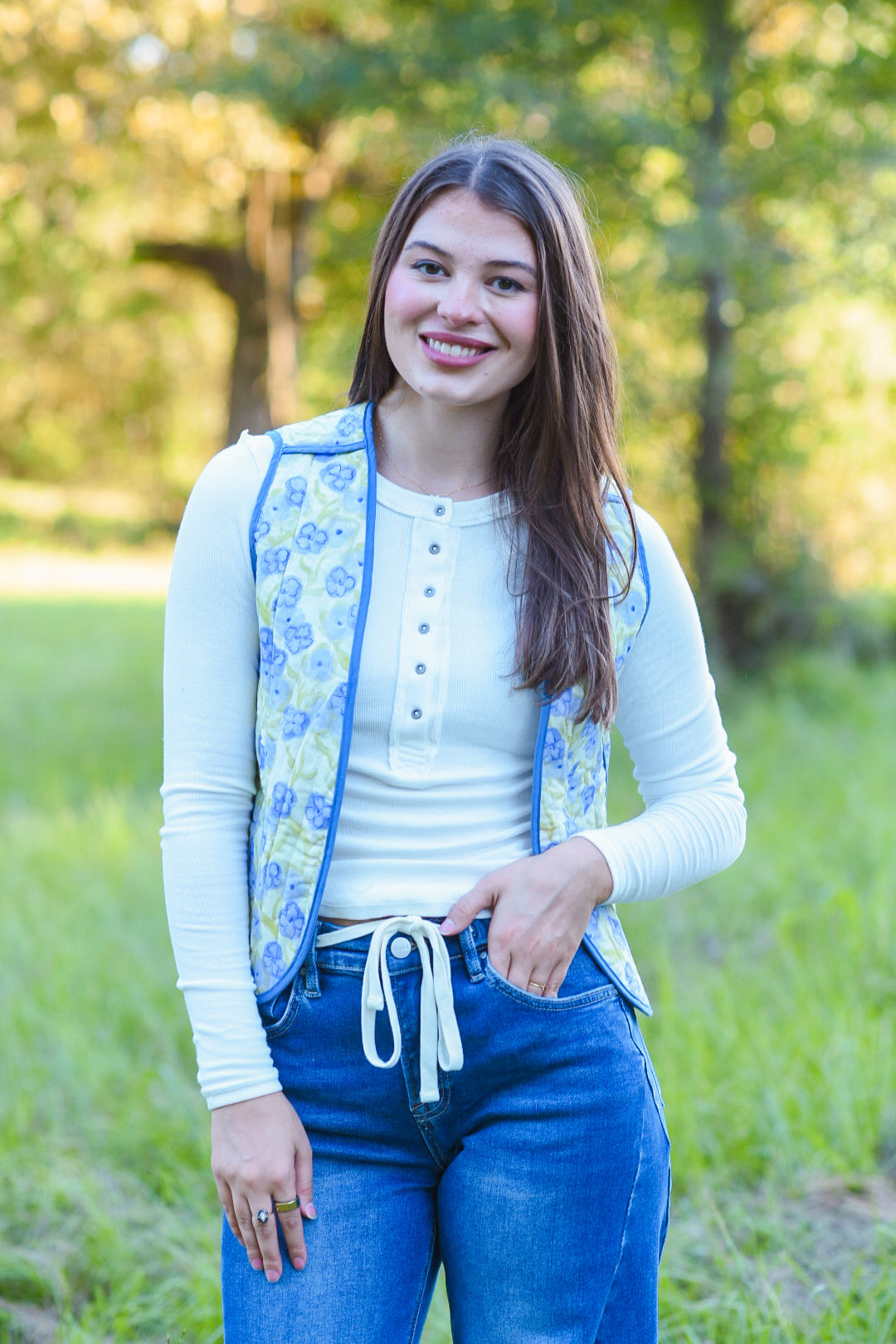 Bluebell Reversible Quilted Vest