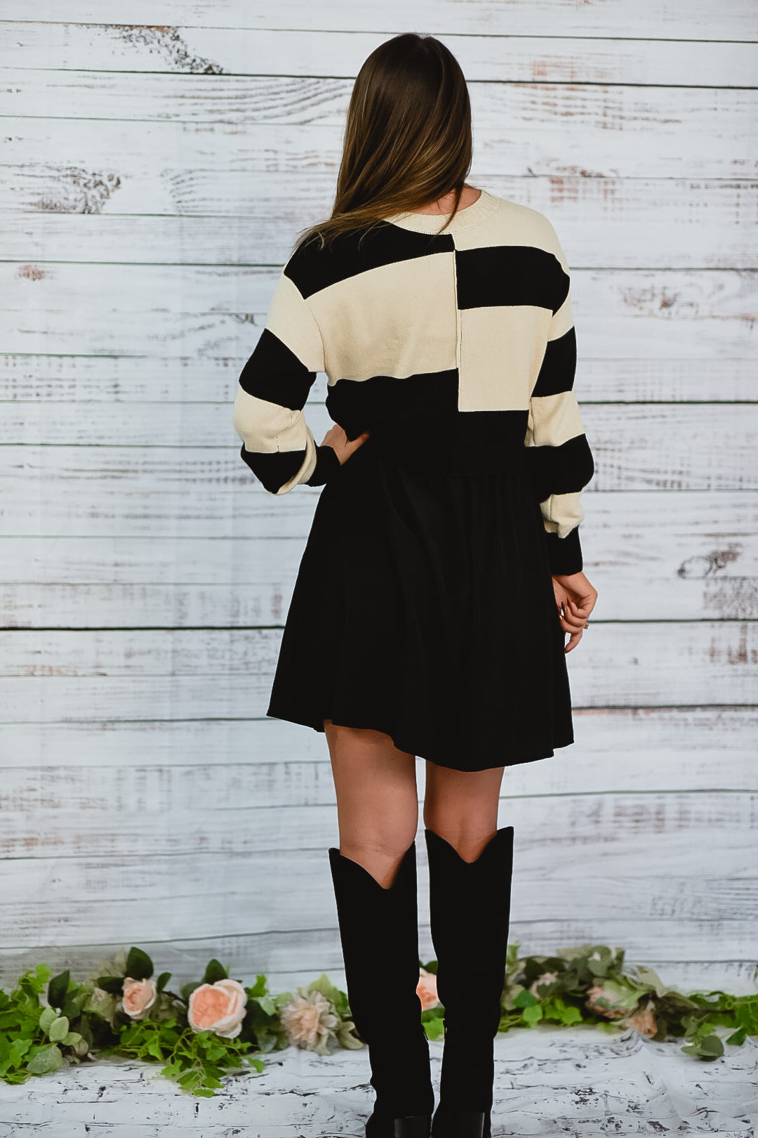 Chic Switch Reversible Sweater Dress