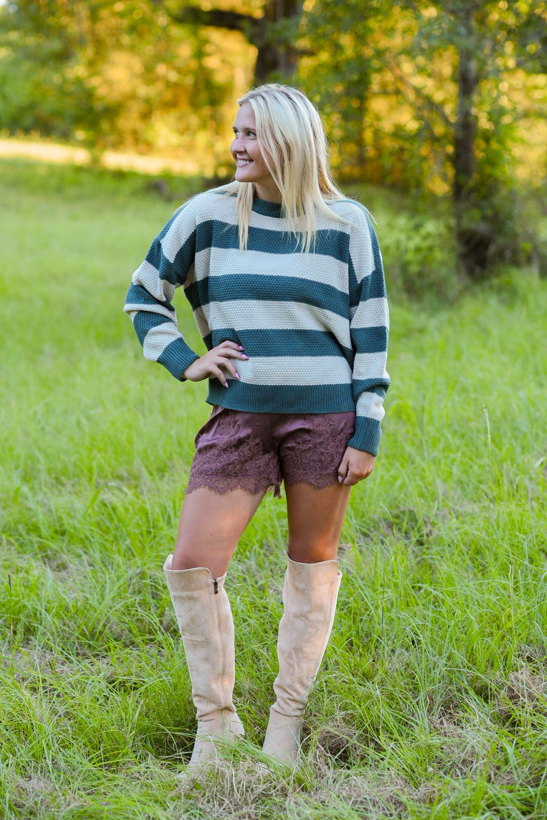 The Evergreen Escape Sweater