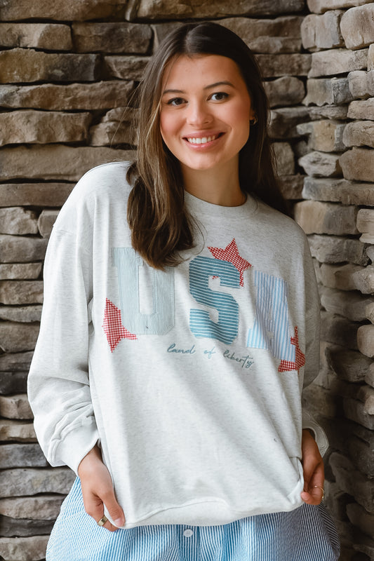 Land Of The Free USA Sweatshirt