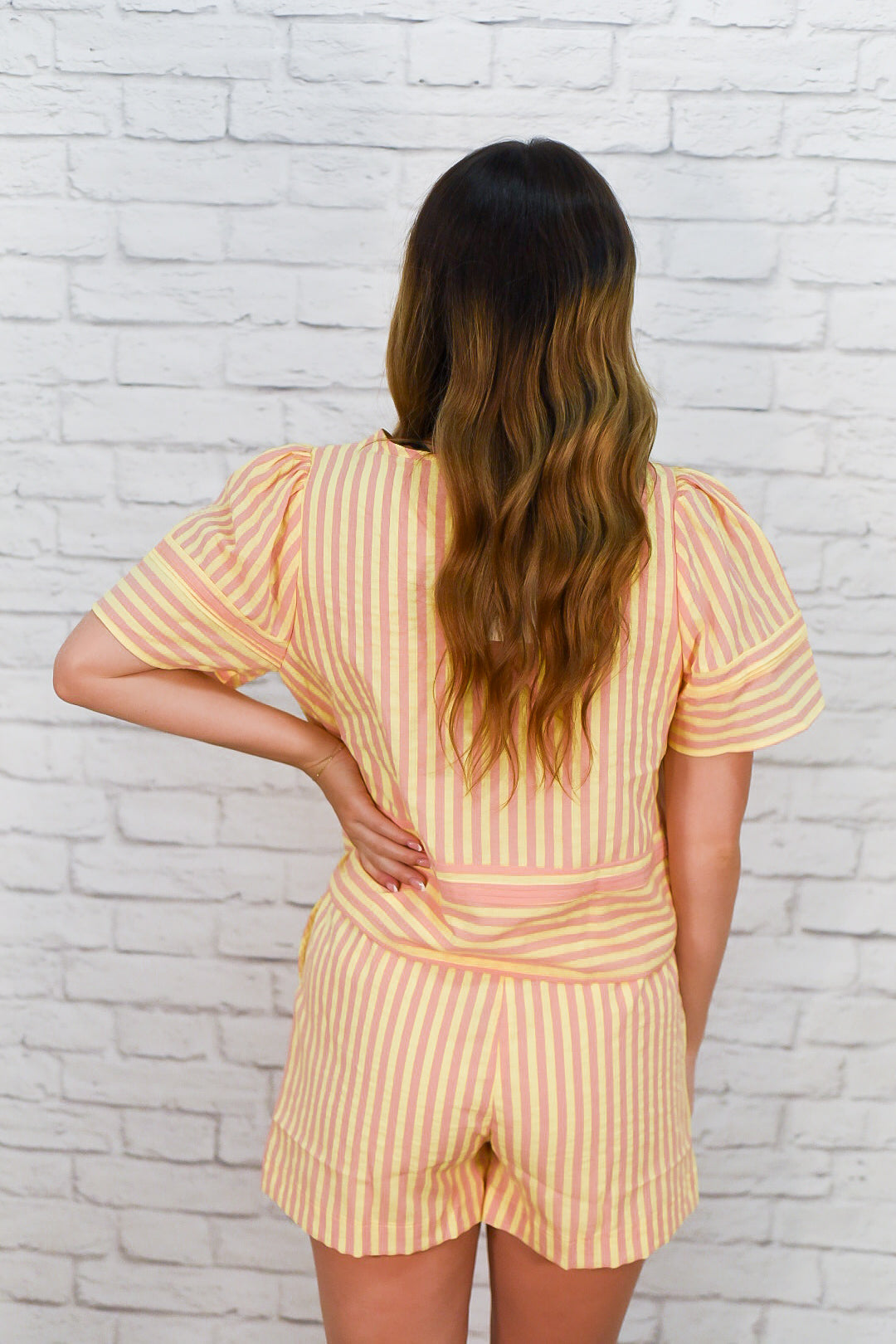 Sunset Sorbet Striped Lounge Set